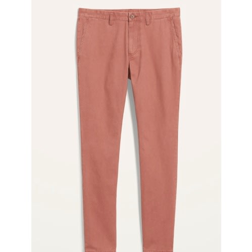 Slim Chino Pants For Men- Red