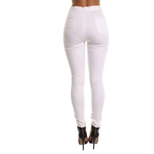 Ladies' Skinny Jeans - White