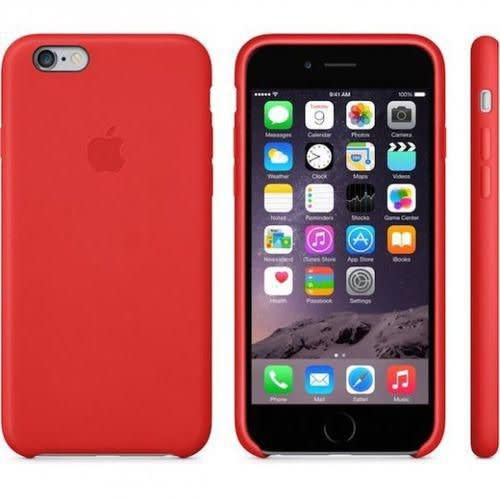 Silicone Back Cover For iPhone 6/ iPhone 6s - Red