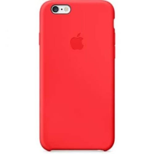 Silicone Back Cover For iPhone 6/ iPhone 6s - Red