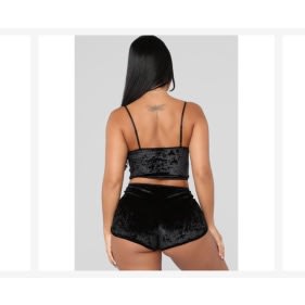 Velvet 2pcs Sleepwear