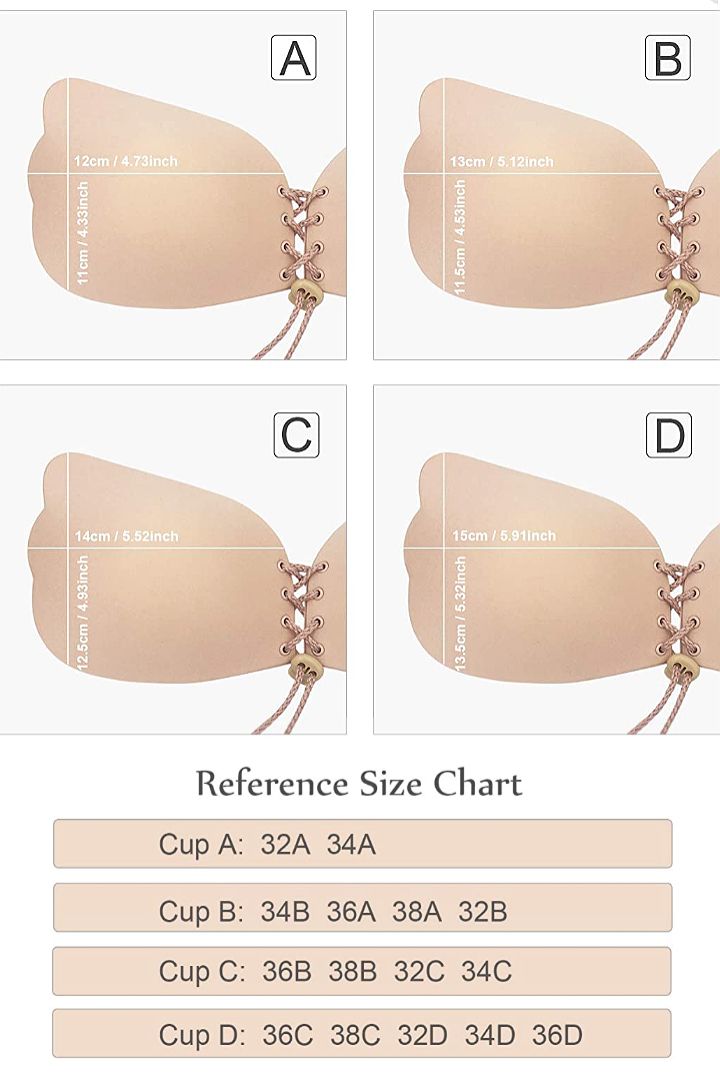 Woman Women Lady Ladies Invisible Backless Strapless Bra