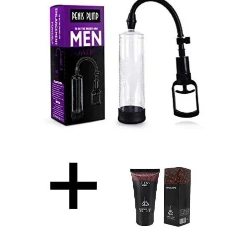 Penis Pump + Titan Gel - 50ml
