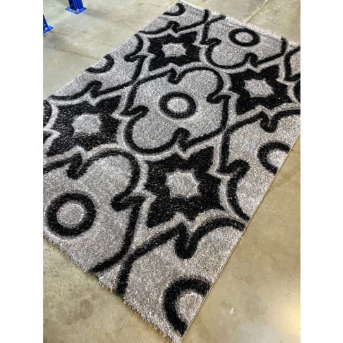 5 By 7ft Pattern Multicolor Center Shaggy Rug