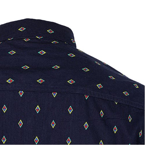Men's Slim-fit Dotted Design Shirt