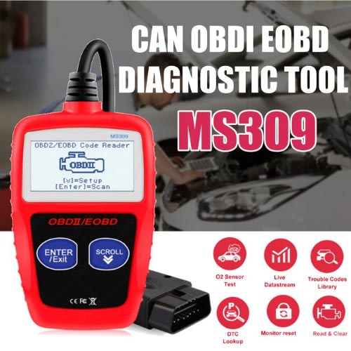 Ms309 Obdii Scanner Car Diagnostic Code Reader