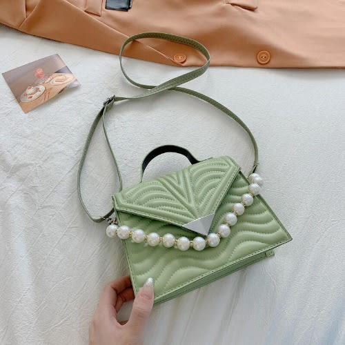 Cute Ladies Hand Bag  - Green
