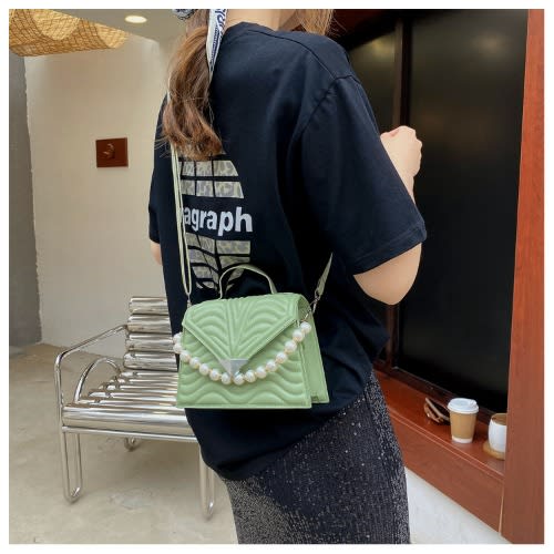 Cute Ladies Hand Bag  - Green