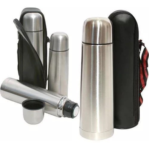 Stainless Steel Vacuum Flask With Carry Case - 1ltr