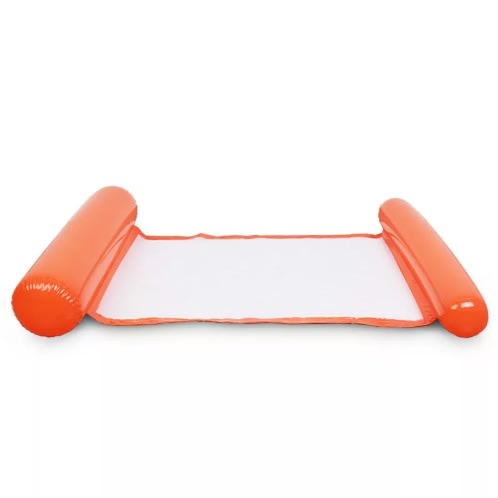 Inflatable Floating Swimming Pool Water Hammock Air Mattresses - Orange