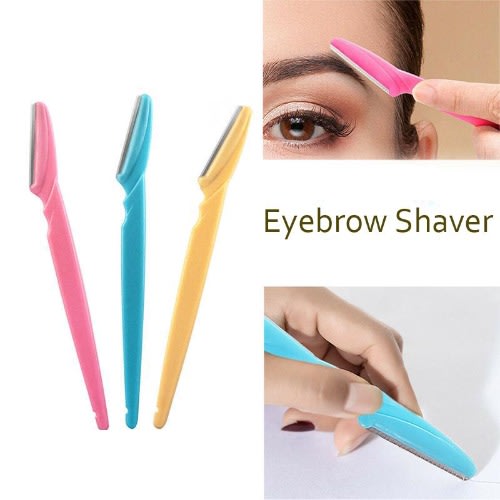 Tinkle 3 Colours Eyebrow Razor Trimmer