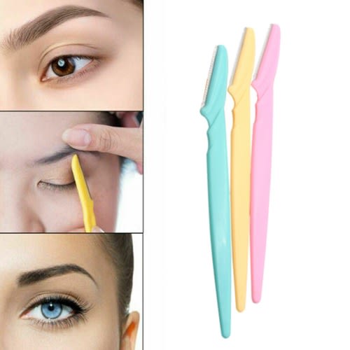 Tinkle 3 Colours Eyebrow Razor Trimmer