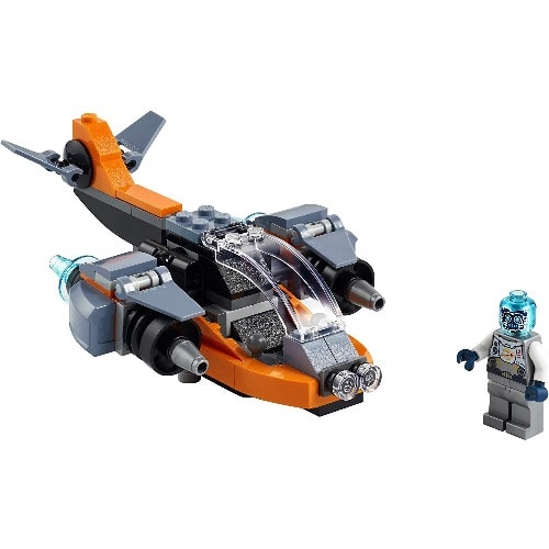 Lego Creator 3in1 Cyber Drone - 31111 Building Kit Featuring A Cyber Drone - 113 Pieces