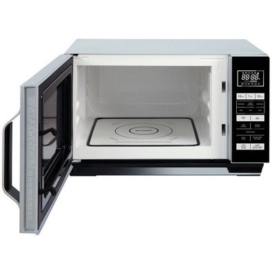 Sharp 800w Standard Digital Touch Control Flatbed Microwave - White