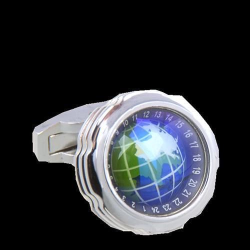 Luxury Shirt Gift Designer Cufflinks For Mens Gift Brand Wedding Cuff Links The Earth Globe Button Male High Quality
