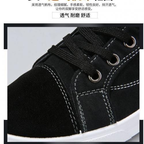Men's High-top Canvas Shoes Sneakers Casual Shoes Mid-top