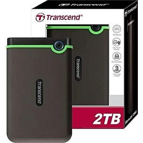 2TB Storejet Anti-shock Portable USB 3.0 External Hard Drive