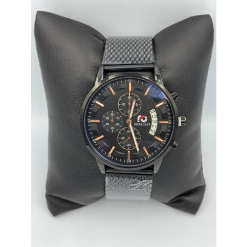 Meshed Luxury Strap Wrist Watch For Men -Black