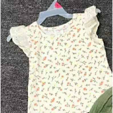 Wonder Nation Girl's 2Piece Set - Top & Pinafore