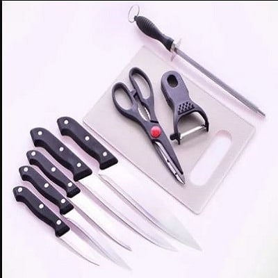 Kitchen Knives With Chopping Board