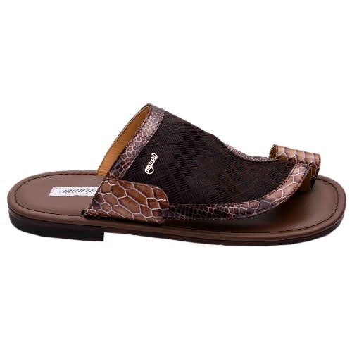 Mauri Toehold Brown Slippers
