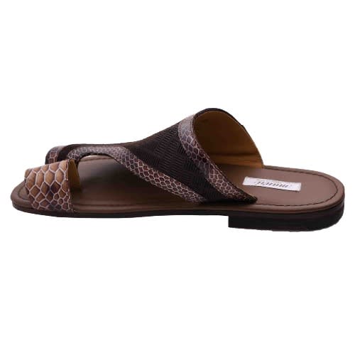 Mauri Toehold Brown Slippers
