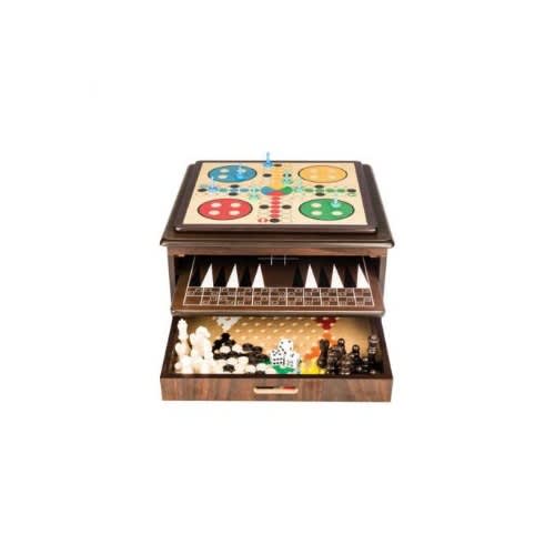 Wooden Game Collection 10 In 1 Board Games - Age 6+