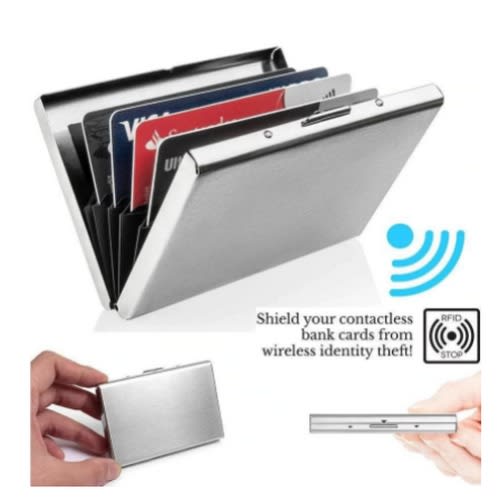 Stainless Steel Card Box - Silver