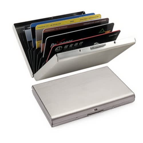 Stainless Steel Card Box - Silver
