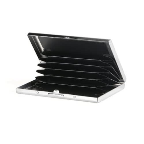 Stainless Steel Card Box - Silver