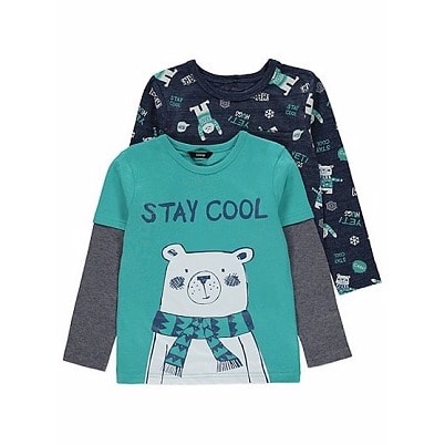 2 Pack Polar Bear Tops