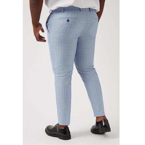 Plus And Tall Skinny Trouser -Sky Blue