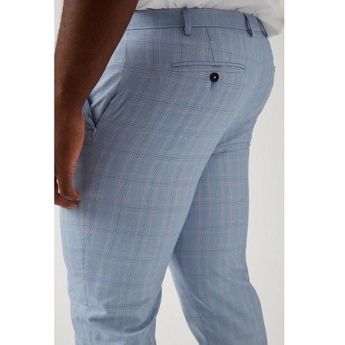 Plus And Tall Skinny Trouser -Sky Blue