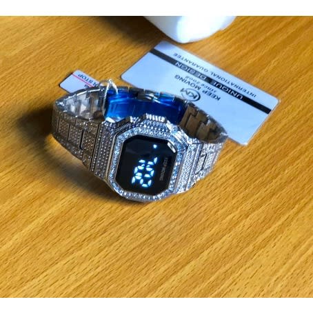 Luxury Iced Men's Bracelet Strap Wrist Watch