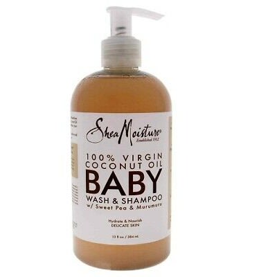 Baby Wash And Shampoo 100% Virgin Coconut Oil, 13 Oz