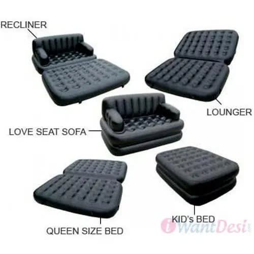 5-in-1 Multifunctional Air Couch With Pump