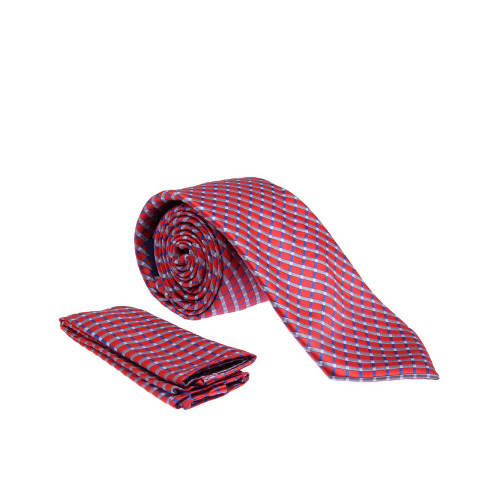 Dotted Tie - Red & Blue