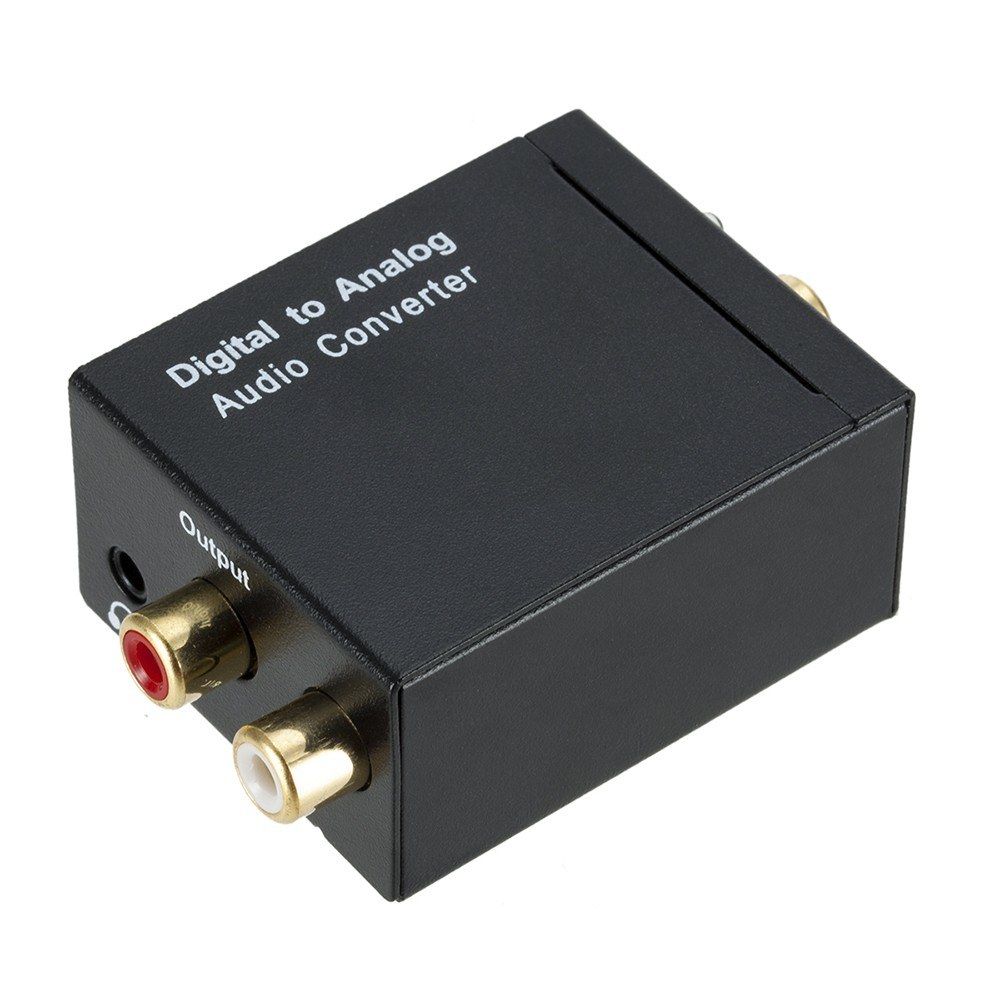 3.5mm Digital To Analog Audio Converter Optical Fiber