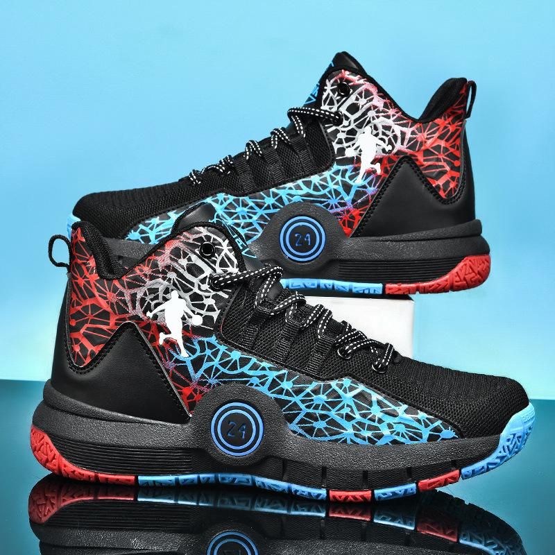 Boys Basketball Shoes Youth Sports Basketball Shoes Blue