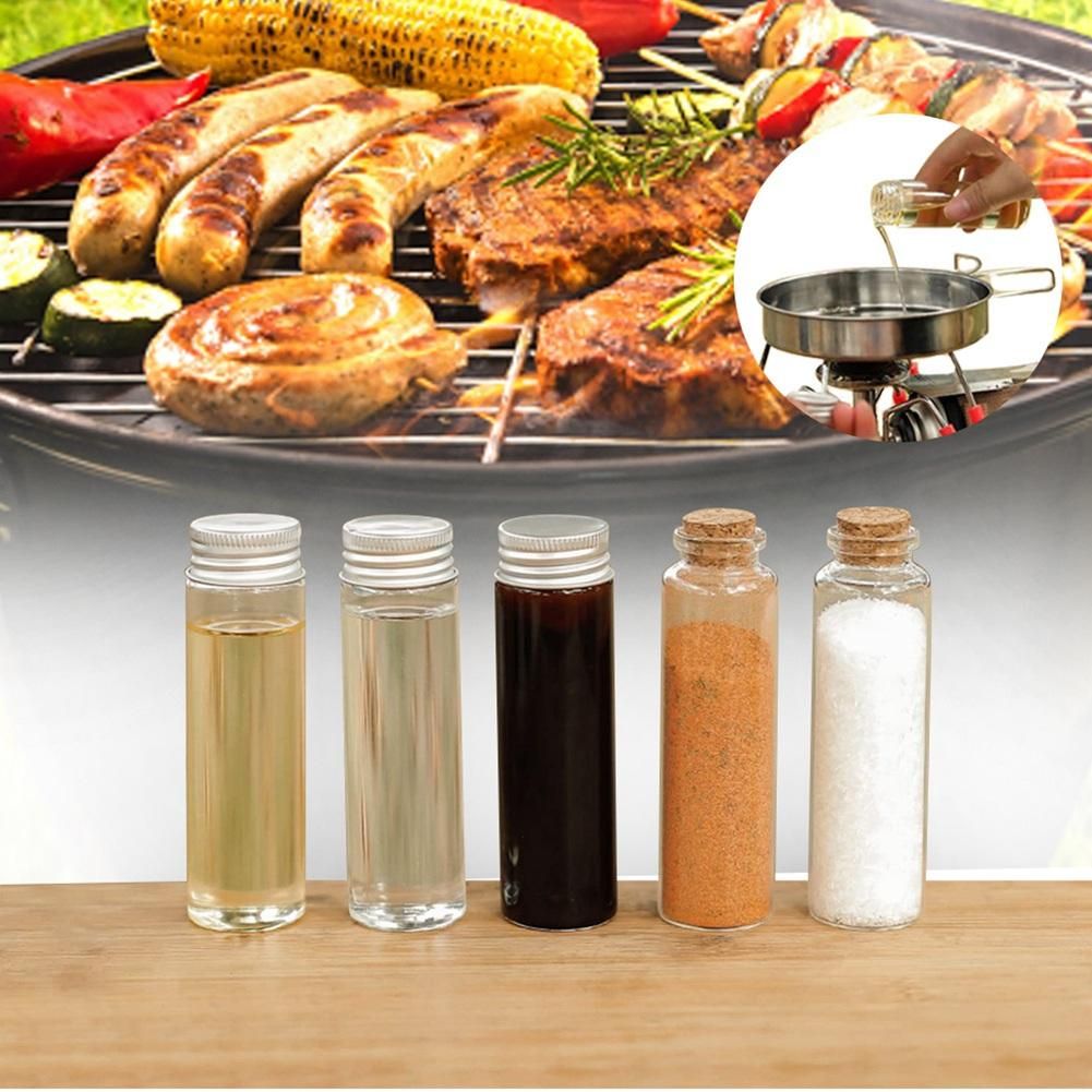Outdoor Spice Bottle Set Portable Folding Canvas Large