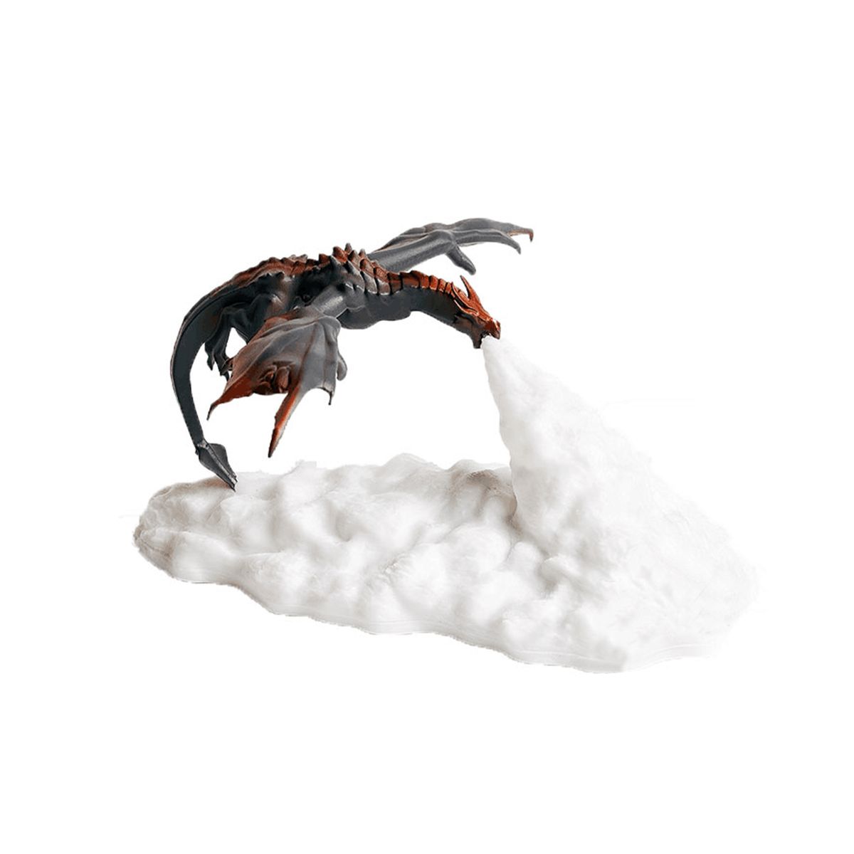 3D Printing Fire Dragon Fire Lamp Warm Night Light USB