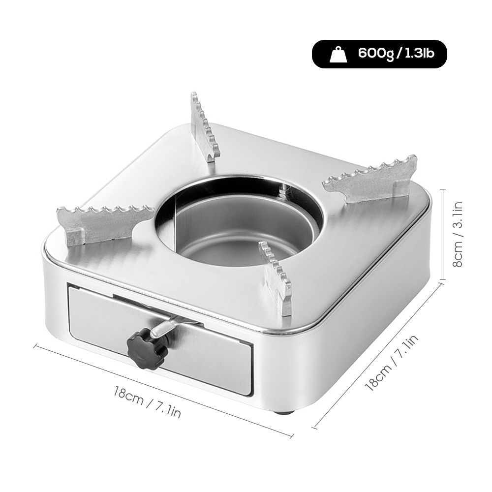 Alcohol Stove Spirit Burner With Push-pull Drawer For