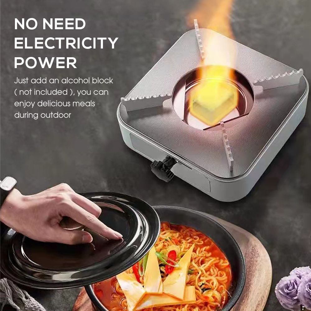 Alcohol Stove Spirit Burner With Push-pull Drawer For