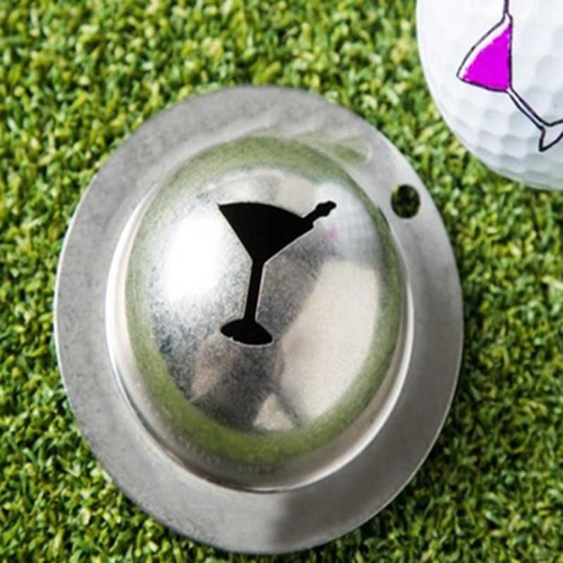 Golf Ball Line Marker Stencil Steel Marker Pen Golf