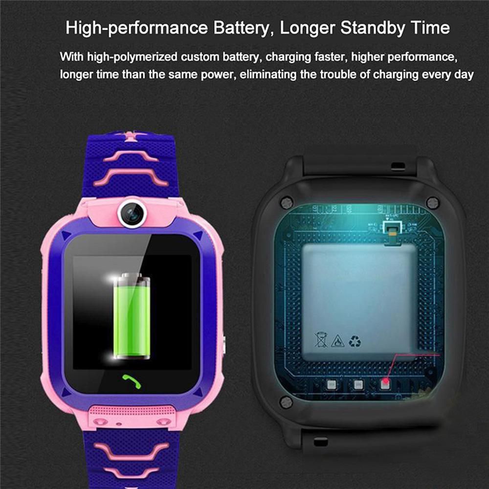 Q12 Kids Intelligent Watch IP67 Waterproof Touch-screen SOS Phone Call Device Location Tracker Anti-lost Watches