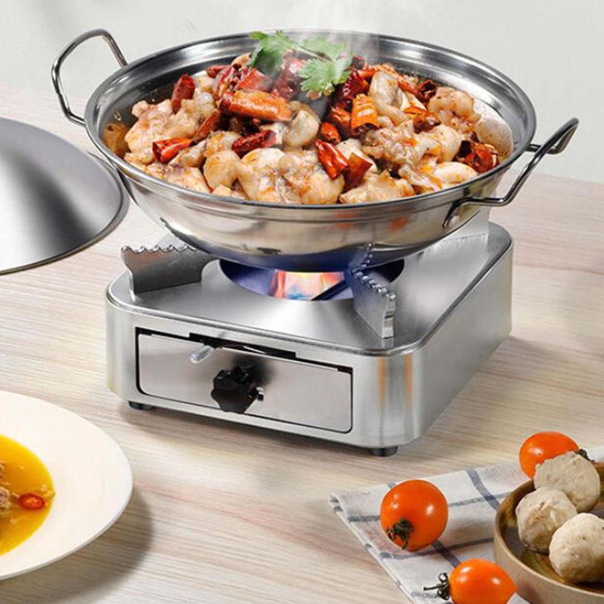 Mini Spirit   Stove Aluminum  For Silver Stainless Steel