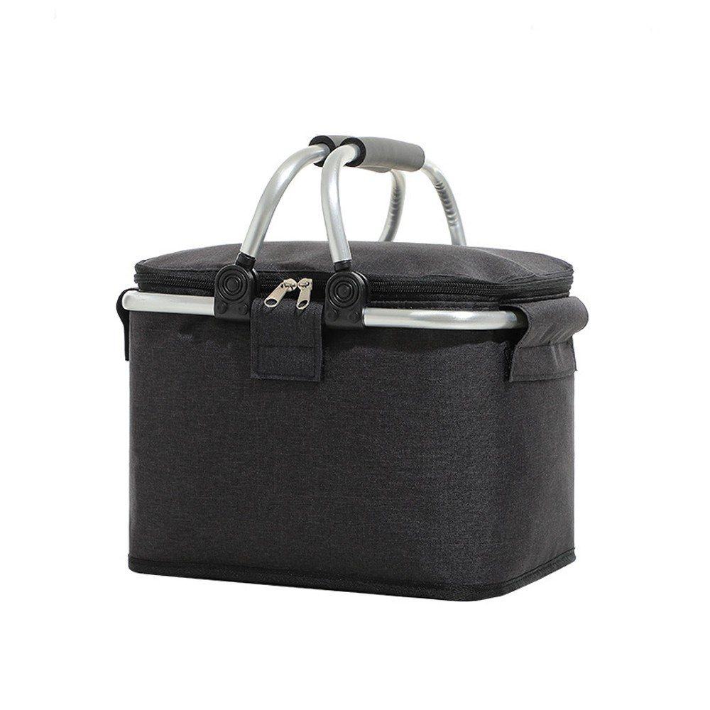 Folding Picnic Basket Heat Preservation Bags Portable Ice