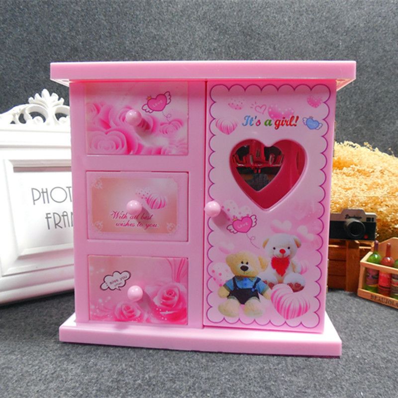 Music Box Ballet Princess Jewelry Music Box Girls Children Girls Happy Birthday-Jewelry Music Box A
