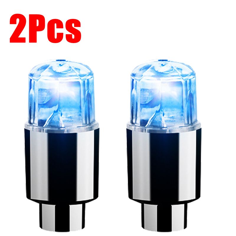 2pcs LED Tire Valve Stem Caps Neon Light