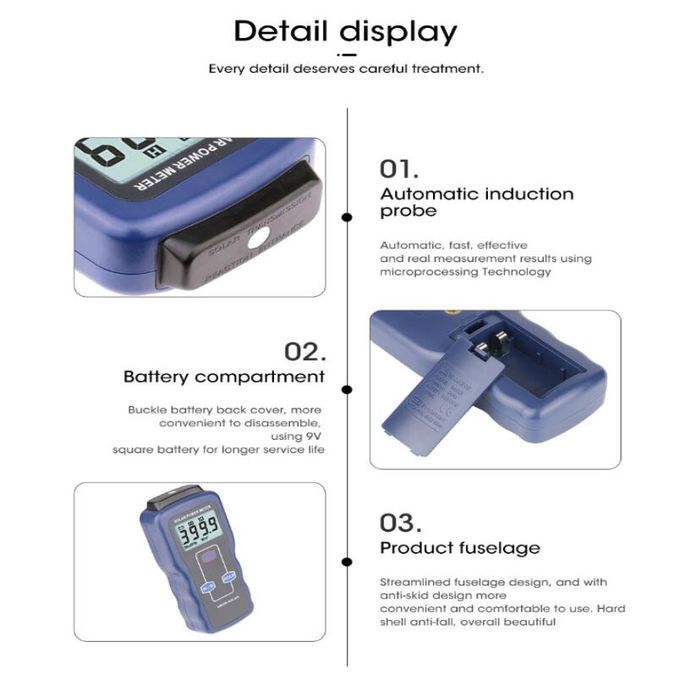Solar Power Meter Light Meter Solar Radiation Meter